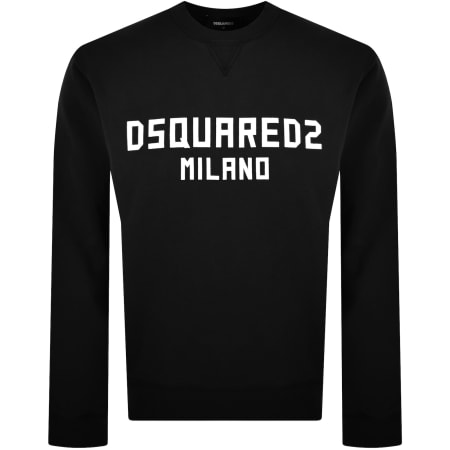 DSQUARED2 Cool Fit Logo Sweatshirt Black | Mainline Menswear